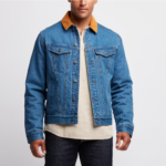 The Montana Cord-lined Denim Trucker Jacket 2