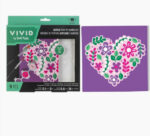 Vivid Mini Acrylic Paint-by-number Flower Heart 1