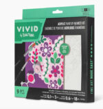 Vivid Mini Acrylic Paint-by-number Flower Heart 3