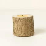Woodland Tree Trunk Candle