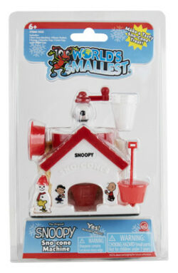 World’s Smallest Snoopy Sno-cone Machine
