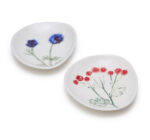 Artisanal Tidbit Dish With Imprinted Botanical Design 2