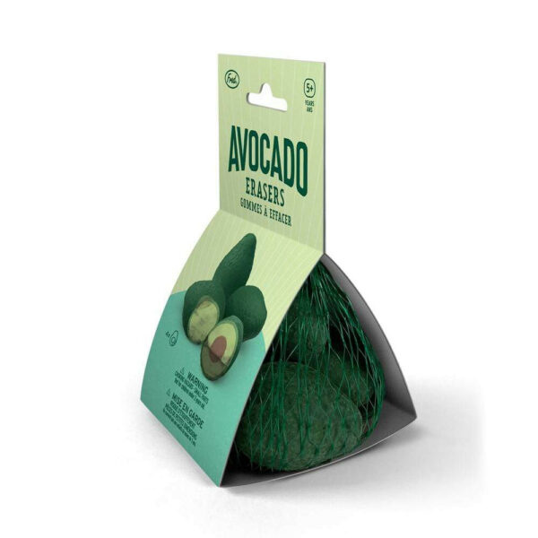 Avocado Erasers, Bag Of 4 2