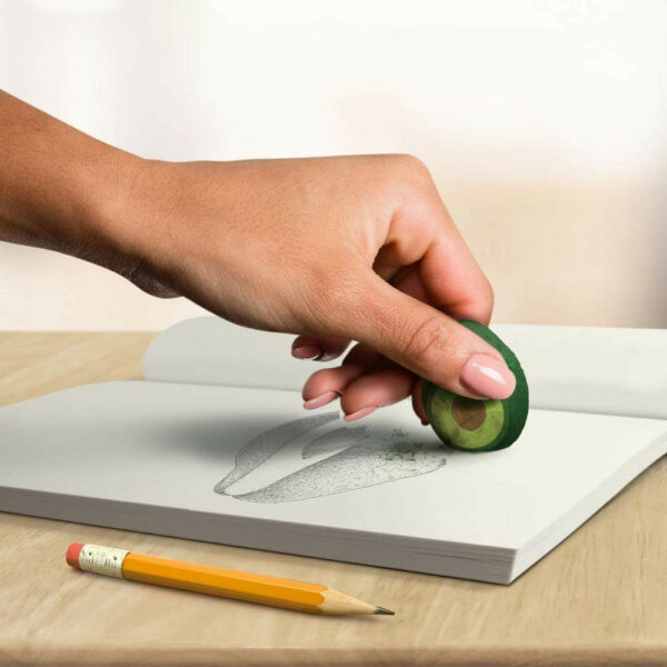 Avocado Erasers, Bag Of 4 3