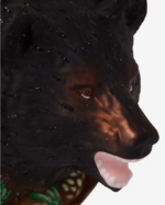Black Bear Mount Ornament (2)