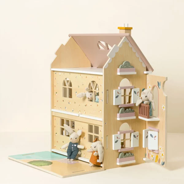 Bunny Family Cottage Dollhouse Collection 3