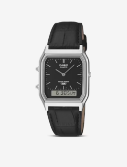 Casio Aq-230 Leather Strap Watch (1)