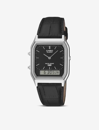 Casio Aq-230 Leather Strap Watch (1) Casio Aq-230 Leather Strap Watch (1)