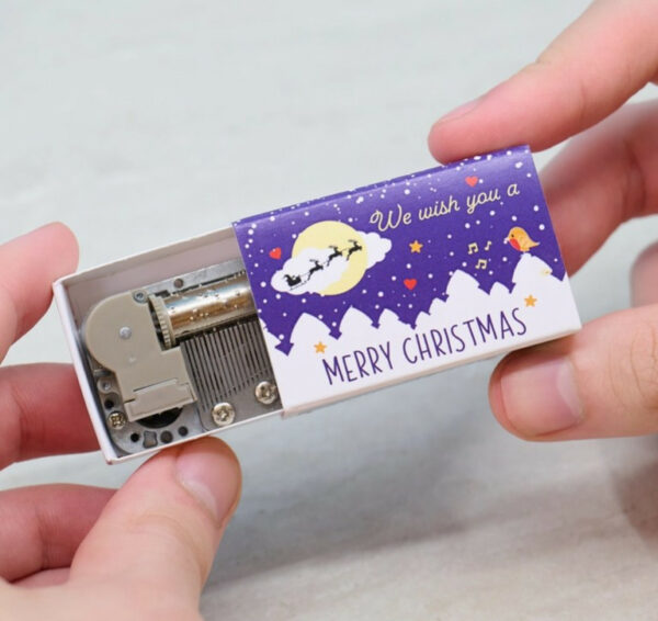 Christmas Mini Music Box Matchbox 1