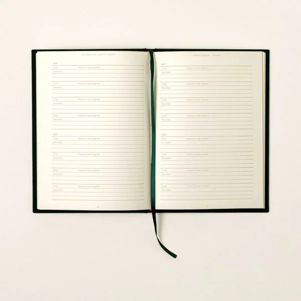 Cloth Bound Seasonal Garden Planner 5