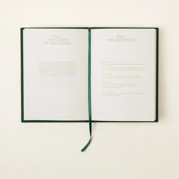 Cloth Bound Seasonal Garden Planner 7