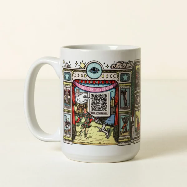 Daily Tarot Reading Qr Mug 1