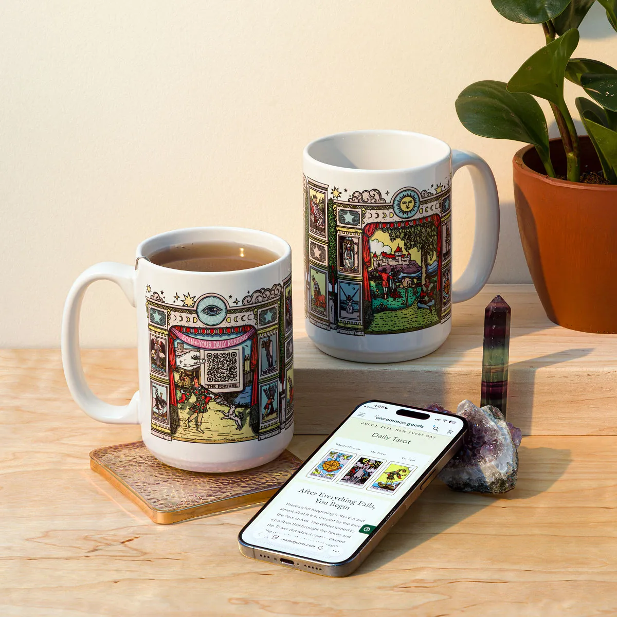 Daily Tarot Reading Qr Mug Daily Tarot Reading Qr Mug