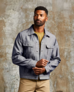 Dakota Herringbone Trucker Jacket (4)