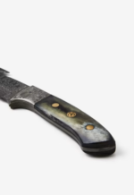 Damascus Skinning Gut Hook Hunting Knife (5)