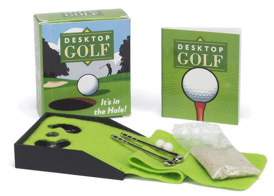 Desktop Golf Kit By Running Press Desktop Golf Kit By Running Press