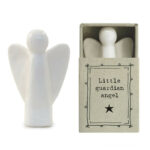 East Of India Ceramic Guardian Angel Matchbox 2