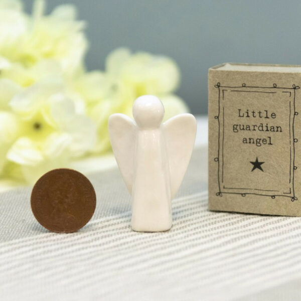 East Of India Ceramic Guardian Angel Matchbox 4