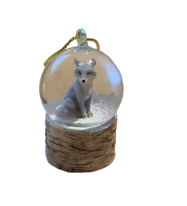 Forest Animal Mini 1.75 Snow Globe Ornament 5