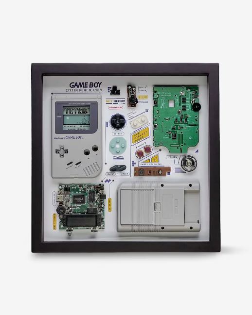 Framed Deconstructed Game Boy Framed Deconstructed Game Boy