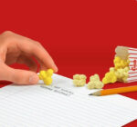 Fresh Popcorn Erasers, 12 Pcs. 2