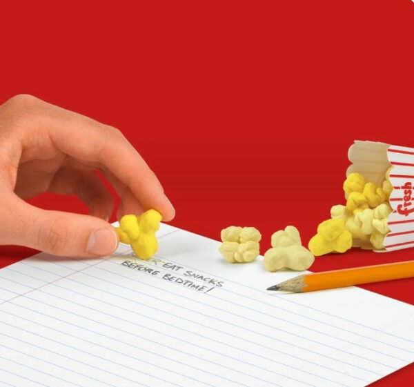 Fresh Popcorn Erasers, 12 Pcs. 2