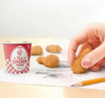 Fried Chicken Erasers, 6 Pcs. 1