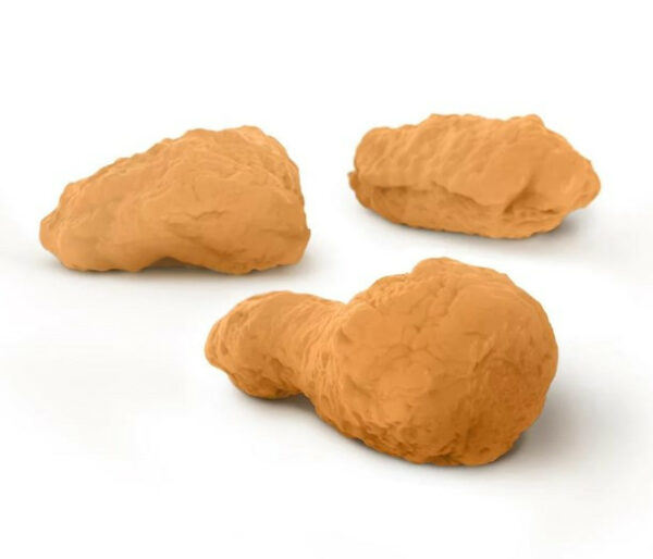Fried Chicken Erasers, 6 Pcs. 2