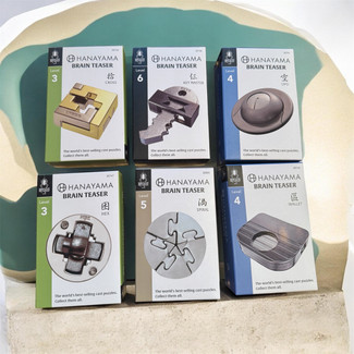 Hanayama Metal Brain Teaser Puzzle Hanayama Metal Brain Teaser Puzzle