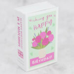 Happy Birthday Bunch Of Roses Matchbox