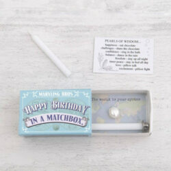 Happy Birthday Pearl Matchbox