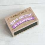 Happy Birthday Roses Matchbox 2