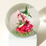 Hummingbirds In Harmony Snow Globe 1