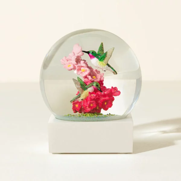 Hummingbirds In Harmony Snow Globe 23