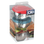 Joie Stainless Steel Condiment Containers
