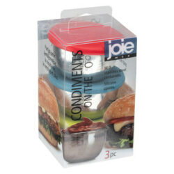 Joie Stainless Steel Condiment Containers