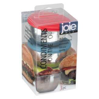 Joie Stainless Steel Condiment Containers Joie Stainless Steel Condiment Containers