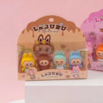 Labubu Cute Little Baby Erasers, Set Of 4