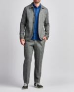 Labura Herringbone Wool Chore Coat (2)