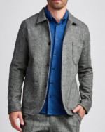 Labura Herringbone Wool Chore Coat (5)