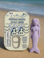Mermaid Erasers, Set Of 4 1