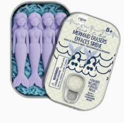 Mermaid Erasers, Set Of 4