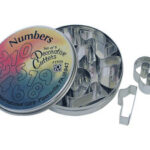 Mini Number Cookie Cutters, Set Of 9
