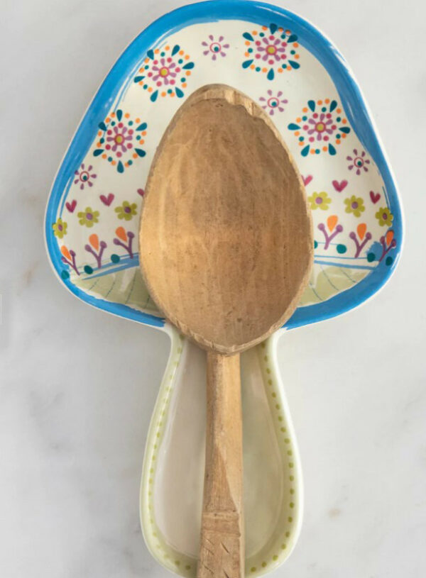 Natural Life Ceramic Mushroom Spoon Rest 1