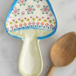Natural Life Ceramic Mushroom Spoon Rest