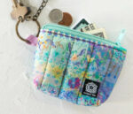 Natural Life Mini Puffy Coin Purse Key Clip