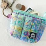 Natural Life Mini Puffy Coin Purse Key Clip