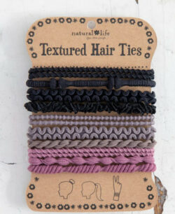 Natural Life Textured Neutral Hair Ties