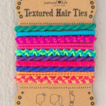Natural Life Textured Rainbow Hair Ties