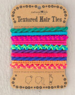 Natural Life Textured Rainbow Hair Ties
